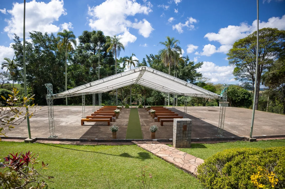 Tenda para cerimônia de casamento em Atibaia SP