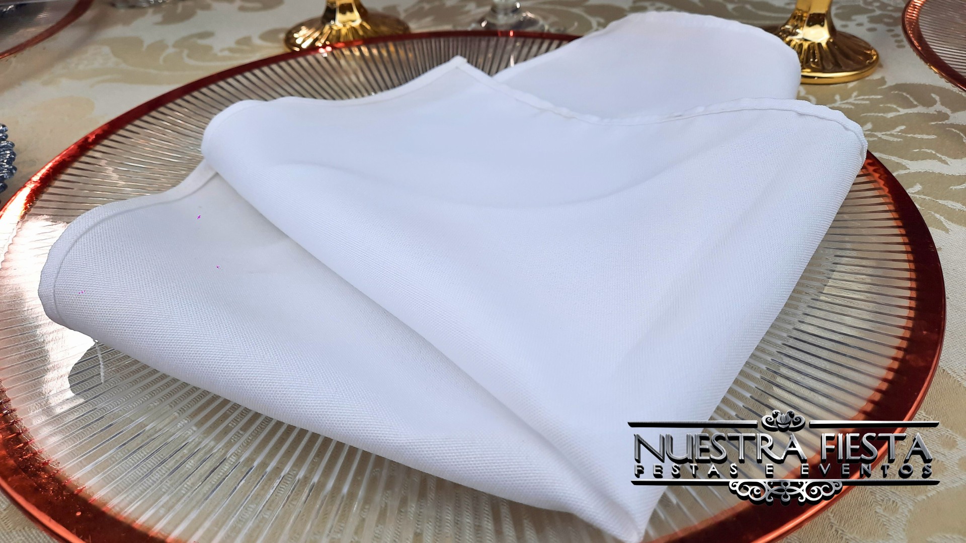 Guardanapo Branco e Colorido 40x40