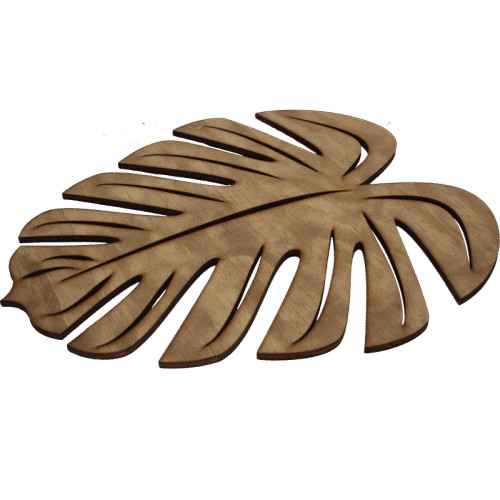 Sousplat Folha Costela de Adão