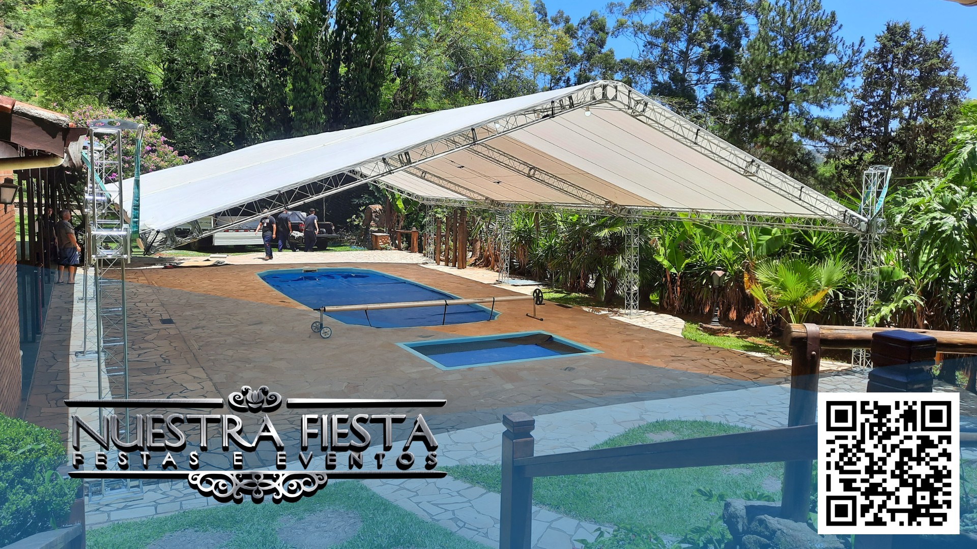 Tenda 12x18 Box Truss Lona Branca