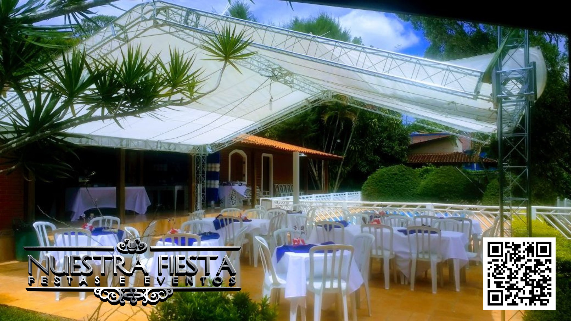 Tenda 6x6 Box Truss Lona Branca