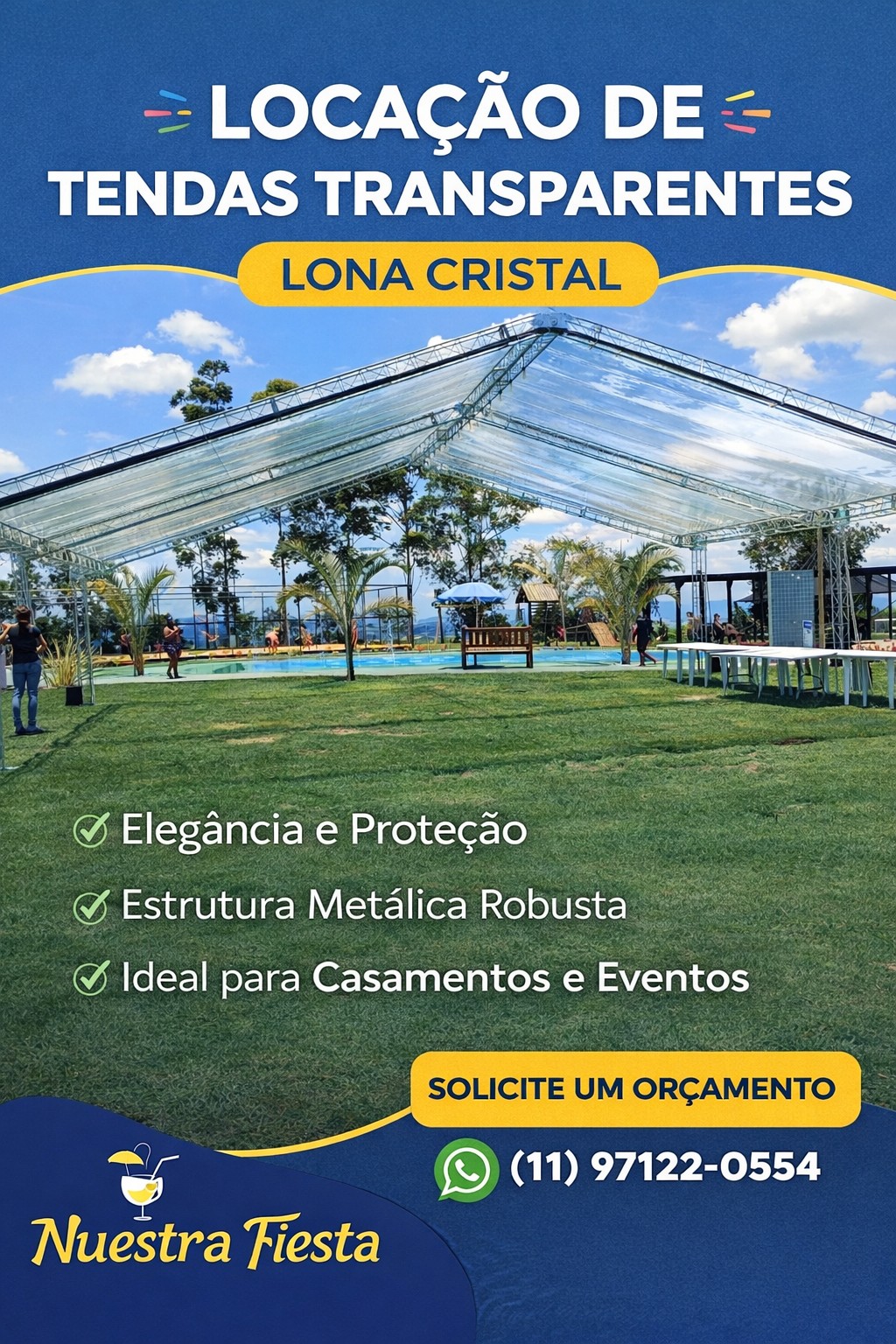 Tenda Cristal 10x12m Box Truss