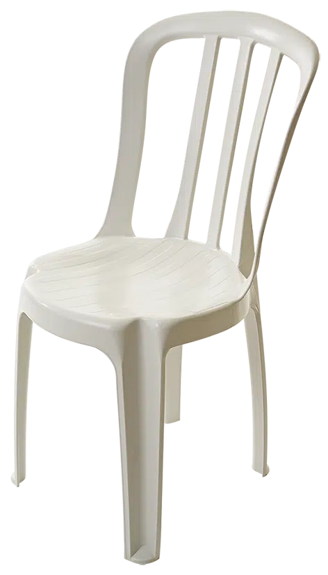 Alugar cadeira plastica branca