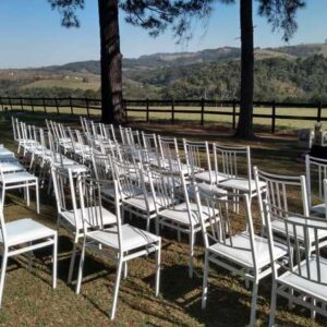 Cadeira de Ferro Branca para Casamento