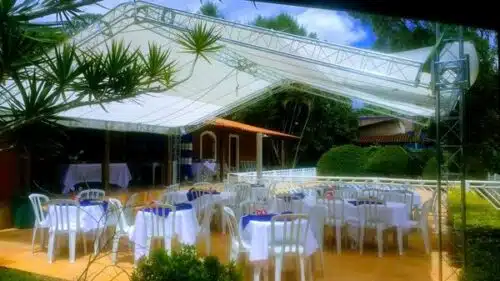 Empresa; Tendas. Tenda tensionada · Tenda sanfonada · Tenda decorada · Tenda cristal · Tenda convencional ·