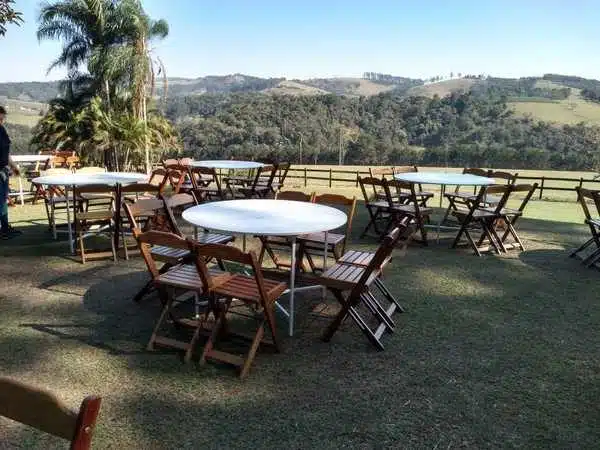 mesas redonda para festas