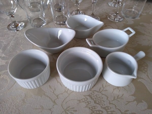 Mini Saladeira Finger Food Melamina Branca