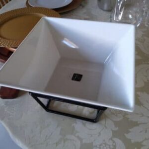 saladeira melamina branca