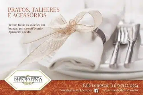Aluguel de material para festas e eventos em Atibaia e Região