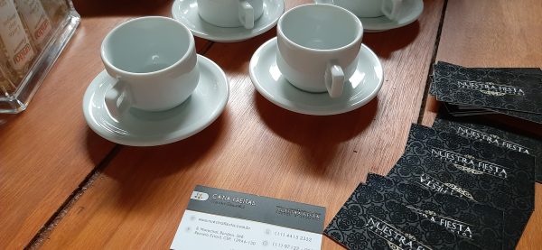 Aluguel de xicaras para café