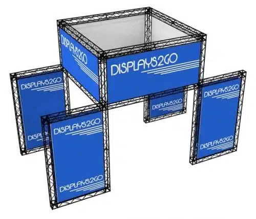 Montagem de Backdrops, Pórticos, Stands, Grids, Tótens, Pódios, Passarela