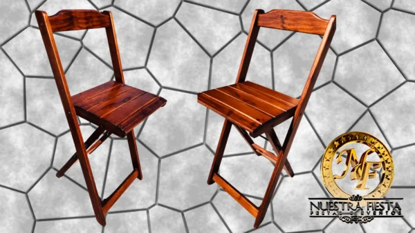 Aluguel de banquetas bistrô altas elegantes para eventos pela Nuestra Fiesta.