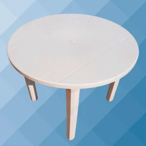 Mesa Redonda Ø 90 cm Branca