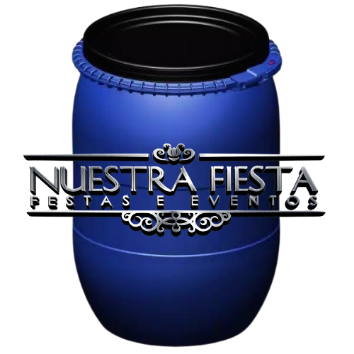 Tina Plástica Azul para Gelo