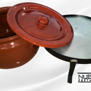 Locação de caçarola de barro com tampa para eventos pela Nuestra Fiesta.